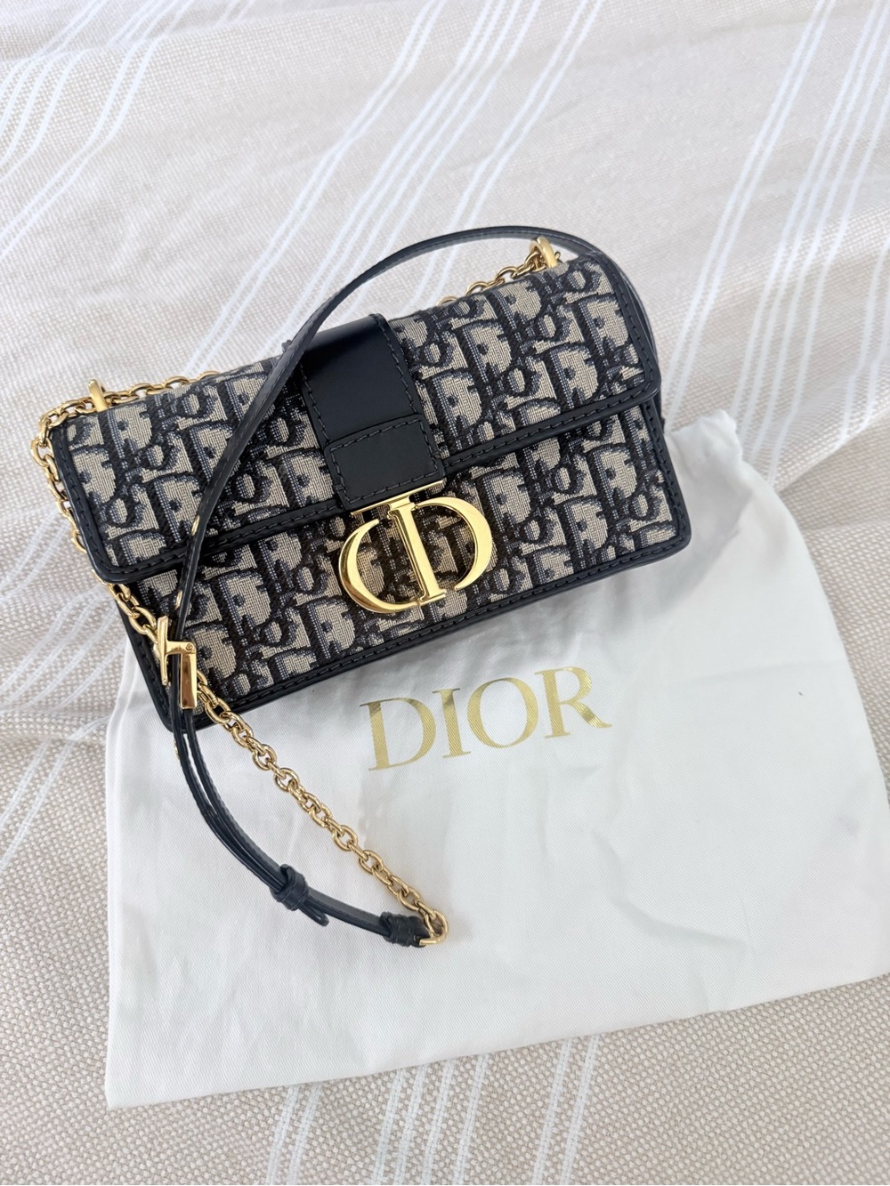 Dior 30 Montaigne East-West Bag with Chain